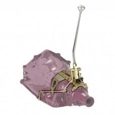 Lokar Shifter for GM TH-350 Automatic Transmission, Single Bend, 16", Chrome Finish, Choice of Knobs