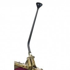 Lokar Shifter for GM TH-400 Automatic Transmission, Single Bend, 16", Midnight Series, Choice of Knobs