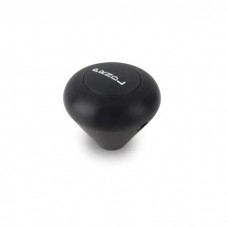 Shift Knob, Lokar, Black Anodized Aluminum, Mushroom Shape, GM Powerglide Automatic Transmission