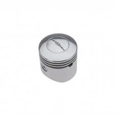 Shift Knob, Lokar, Polished Aluminum, Piston Style, 4-Speed, for GM 700R4/200R4/4L80/4L80E/4L60/4L60E  Automatic Transmission