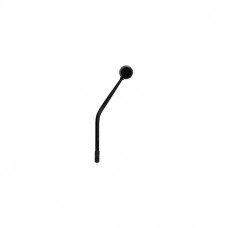 Shifter Lever, Lokar, Single Bend, for Tremec/Borg Warner T5, T45, T56 Manual Transmissions, Midnight Series