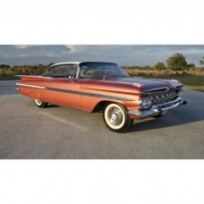 1959-1960 Chevy Impala & Bel Air 2 & 4-Door Hardtop & Convertible Windshield Clear With Shaded Top