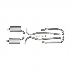 1968 Corvette Exhaust System Small Block 300hp Aluminized 2-1/2" With Automatic Transmission