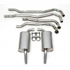 1974 Corvette Exhaust System Big Block Aluminized 2-1/2" With Manual Transmission