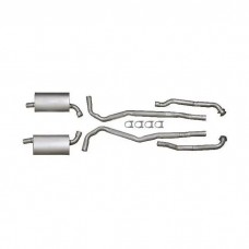 1973 Corvette Exhaust System Big Block Aluminized 2-1/2" With Mnual Transmission