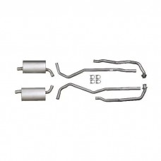 1973 Corvette Exhaust System Small Block 190hp Aluminized 2" With Manual Transmission