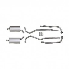 1970 Corvette Exhaust System Small Block 300hp Aluminized 2" With Manual Transmission