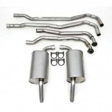 1974 Corvette Exhaust System Small Block 195hp Aluminized 2 " With Automatic Transmission
