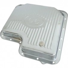 Transmission Pan - C6 Automatic Transmission - Chrome - Finned Design