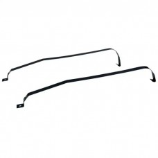 1962-65 Fairlane & 1962-63 Meteor Fuel Tank Straps - Black Painted