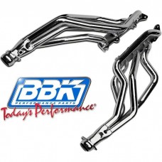 1987-2004 Mustang BBK 1-3/4" Long Tube Full Length Headers with Chrome Finish, Coyote V8 Swap