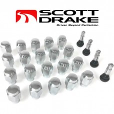 1964-1973 Mustang Scott Drake Legendary Alloy Wheel 5-Lug Installation Kit