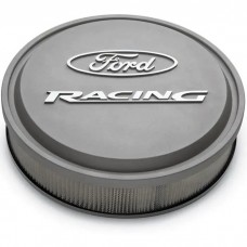 Ford Racing Slant-Edge Air Cleaner Assembly with Cast Gray Crinkle Finish
