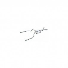 1964-1970 Mustang 2.5" Crossmember-Back Exhaust System with X-Pipe