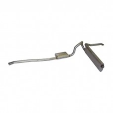 1964-1966 Mustang Concours Correct 1.75" Single Exhaust System, 6-Cylinder