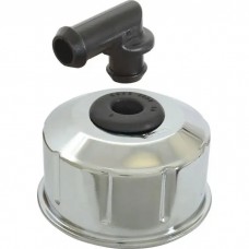 1968-1970 Mustang Chrome Oil Filler Breather Cap, 289/302 V8