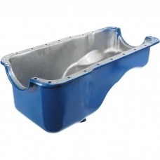 1969-1973 Mustang Oil Pan with Ford Blue Painted Finish, 351W V8