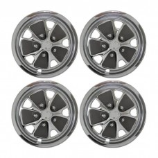 1964-1967 Mustang 14" Styled Steel Wheel Cover Set, 4 Pieces
