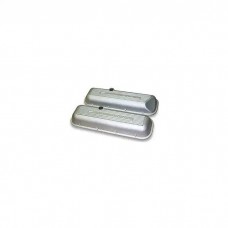 Corvette Valve Covers, Big Block, Aluminum, Finned, With Cast Finish, 1965-1974