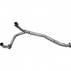 Exhaust Y-Pipe, Front, Aluminized, 1975-1976