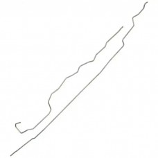 1977-79 Ford F-100 & F-150 2WD Longbed Pickup 3/8" Main Fuel Lines - 2 Pieces, Driver's Side Tank - Original Steel