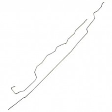 1977-79 Ford F-100 & F-150 2WD Shortbed Pickup 3/8" Main Fuel Lines - 2 Pieces, Driver's Side Tank - Stainless Steel