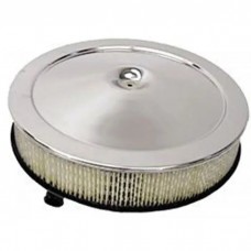 Chevelle Air Cleaner Assembly, Open Element, 14" Diameter, Chrome, 1964-1972