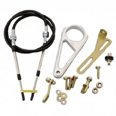 Chevelle & Malibu Shift Cable Linkage, Automatic Transmission, 2-1/4" Aftermarket Steering Column, 72" Long, Lokar, 1964-72