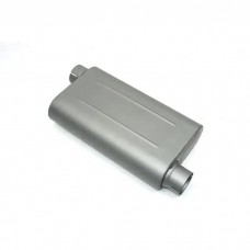 Chevelle Muffler, 2.5", Offset/Offset, Edelbrock, 1964-1972