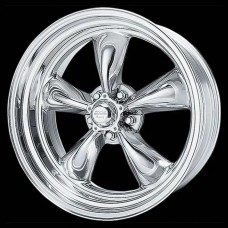 Chevelle Torq-Thrust II Wheel, Polished, 17 x 8, American Racing, 1964-1972