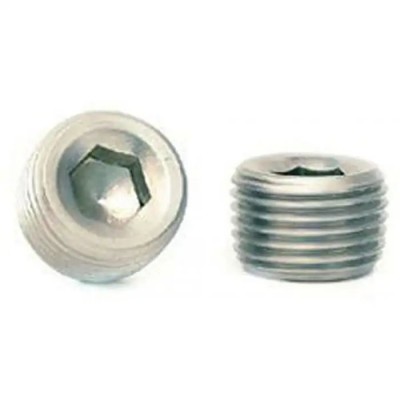 Manifold Plug,w/3/8" Pipe Thread/Allen Socket Head,S/S,64-72
