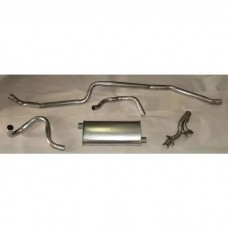 Chevelle Exhaust, Aluminized, Single, V8, 1964-1967