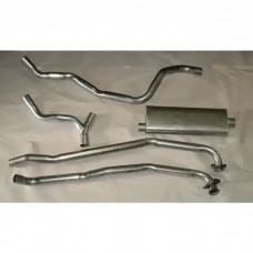 Chevelle Exhaust, Single, V8, Stainless Steel, 1968-1974