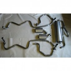 Chevelle Exhaust, Aluminized, 454, Dual Outlet, 1971-1972