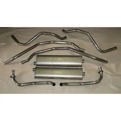Chevelle Exhaust, Aluminized, Dual, V8, 1973-1974