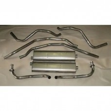 1973-1974 Chevelle Exhaust, Dual, V8, Stainless Steel