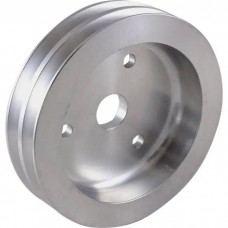 Chevy Big Block Aluminum Crankshaft Pulley, Small Water Pump, 2 Groove