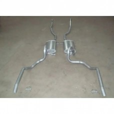 Chevelle - Dual Exhaust System, Small Block, Except Station Wagon, 1970-1972