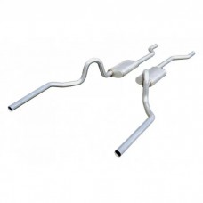 1964-1972 Chevelle 2.5" Pypes Exhaust System With -Out X Pipe