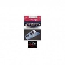 2005-2013 Corvette American Car Craft Exhaust Filler Panel Stainless Steel For CORSA With 3-1/2" Tips