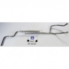 1966-1974 Bronco V8 302 Single Exhaust System With Stock Muffler