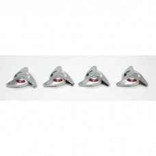 Full Size Chevy 3-Bar Spinner Set, Impala SS, 1961
