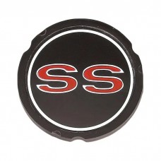 Full Size Chevy Wheel Cover Emblem Insert, Impala SS, 1965-1966