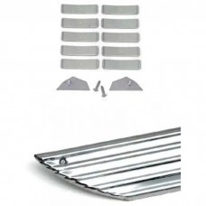 1958 Chevy Rocker Panel Moldings, With Clips