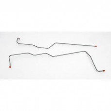 Full Size Chevy Powerglide Transmission Oil Cooling Lines, Small Block, With Wide Radiator Fittings, 1965-1966