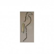 Full Size Chevy Single Exhaust System, Stainless Steel, Small Block, 1960-1964