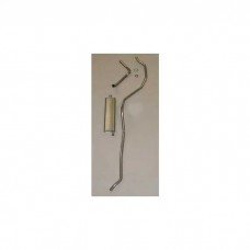 Full Size Chevy Aluminized Single Exhaust System, 6-Cylinder, 1959