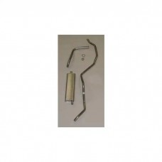 Full Size Chevy Single Exhaust System, Aluminized, 6-Cylinder, 1960-1962