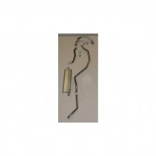 Full Size Chevy Single Aluminized Exhaust System, Small Block, 1960-1964