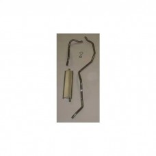 Full Size Chevy Single Aluminized Exhaust System, 6-Cylinder, 1963-1964